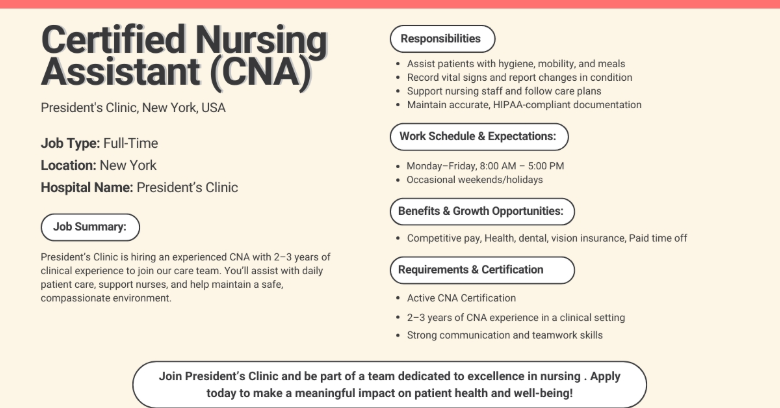 CNA-resume-job-description