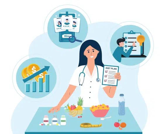 Hire Dietitian for Healthcare Facility