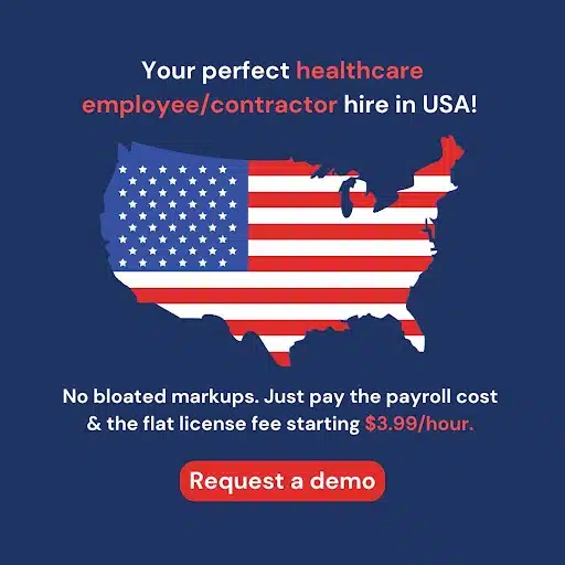 Healthcare employee hire in USA