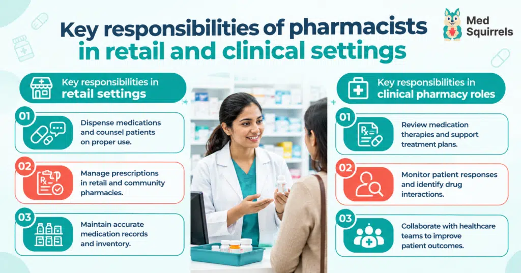 clinical pharmacist vs hospital pharmacist MedSquirrels