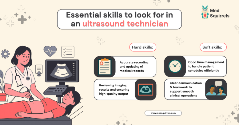 Essential skills to look for an ultrasound technician