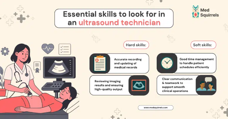 Essential skills to look for an ultrasound technician