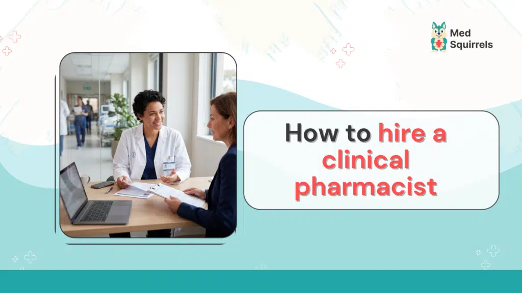 Pharmacy staffing solutions with medsquirrels