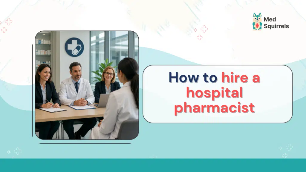 Pharmacist staffing solutions with medsquirrels