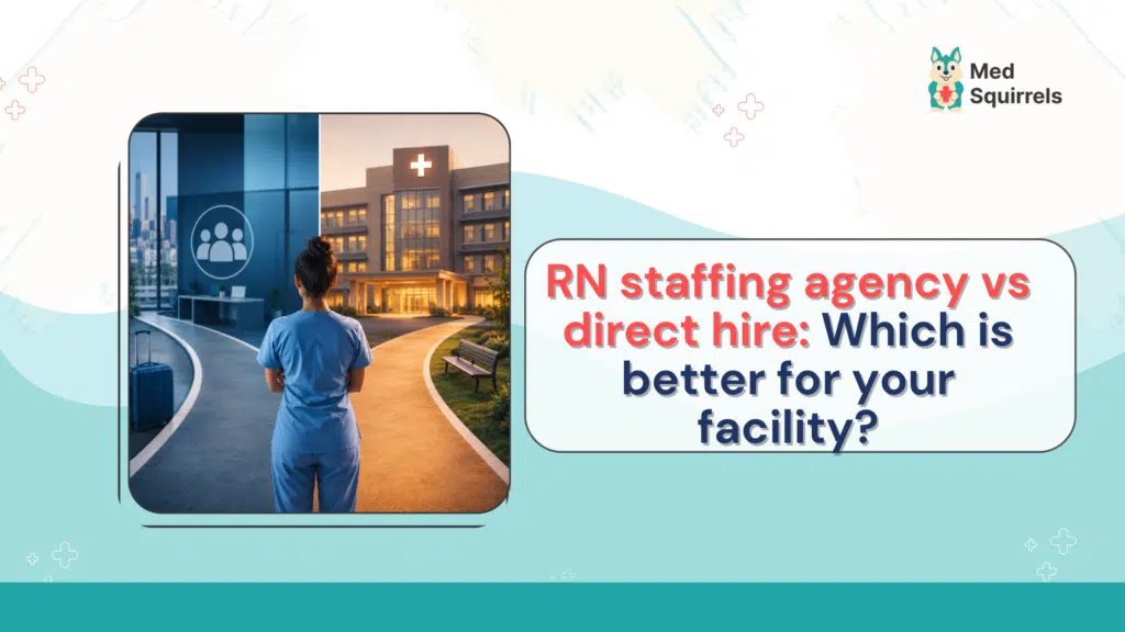 Healthcare recruiting platform with MedSquirrels