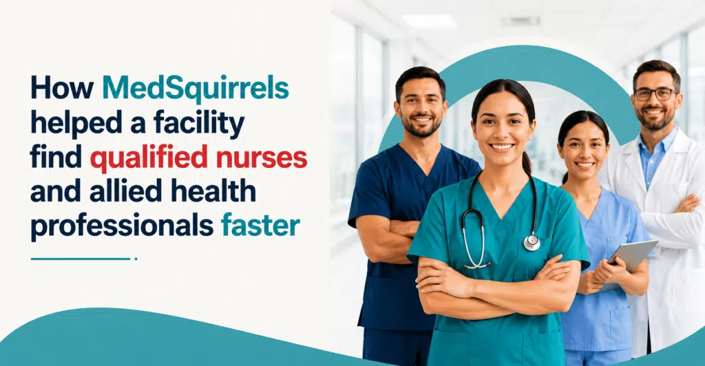 ER nurse and allied health professionals at a Virgin Islands healthcare facility staffed through MedSquirrels