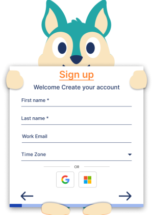 Sign-up copy